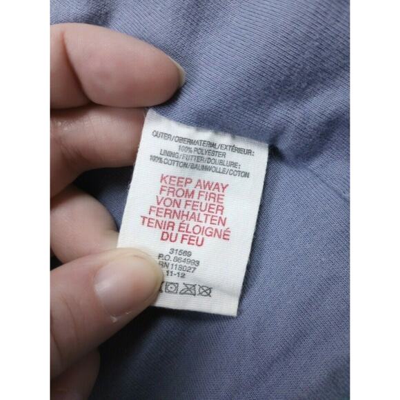 9/10 Mini Boden Teal Hooded Furry Vest - Picture 7 of 7